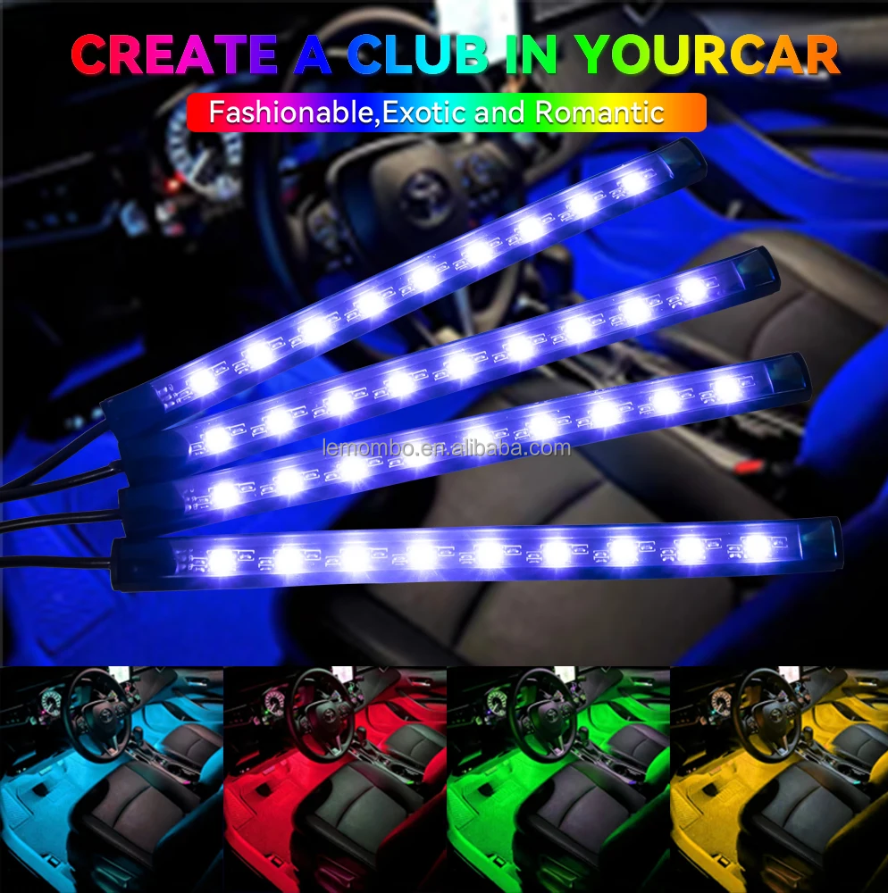 RGB Ambient Car Lighting Kit – GlowDrive