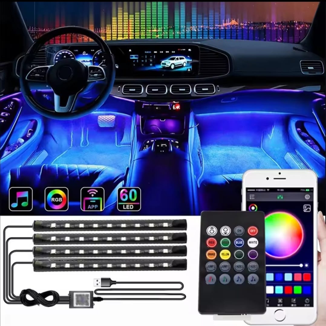 RGB Ambient Car Lighting Kit – GlowDrive