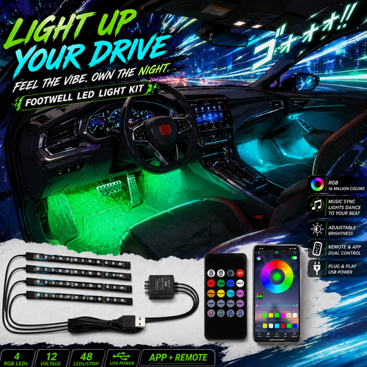 Premium LED Lights to Transform the Interior of Your Car